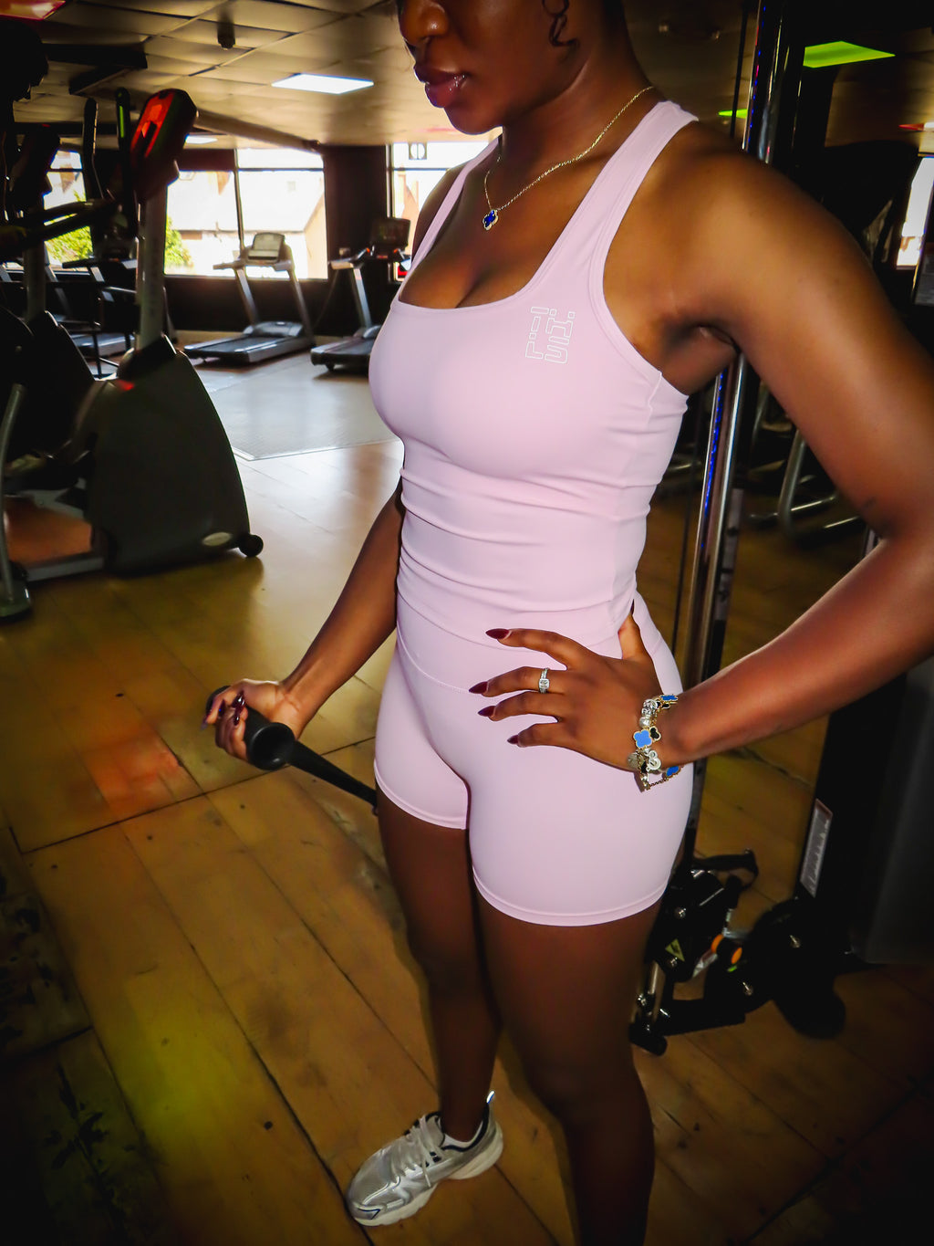 The Ease Tank Blush Pink